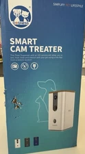 Dogness Smart Cam Treater WiFi Cat Dog Treatment Dispenser with HD Camera, white