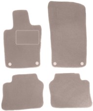 Fußmatten Automatten Velours Beige für Porsche Panamera 2009-2016 4-tlg