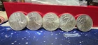 2020 American Silver Eagles BU Lot Of 5
