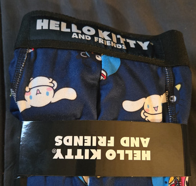 Bioworld Men's Hello Kitty & Friends Boxer Briefs 2-Pack 2XL Wicking Stretch