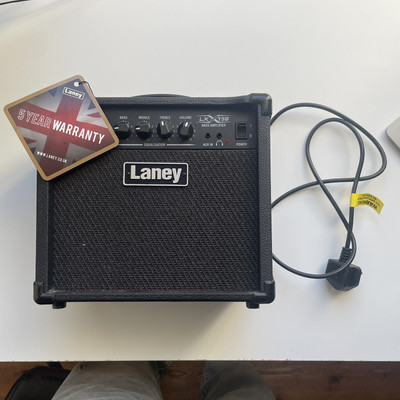 Black 12x5 Laney LX 15B Amplifier
