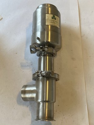 TRI FLO 171-10W-20-2-1/2 -316L ACTUATOR VALVE 3  Ends Tri Clover