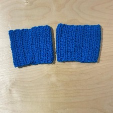 Blue Knitted Boot Topper OT 