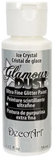 DecoArt Glamour Dust Glitter Paint 2oz-Ice Crystal