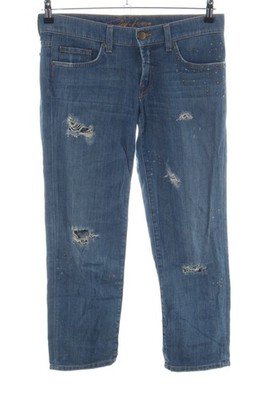 BEBE Straight-Leg Jeans Damen Jeans Gr. DE 36 blau Casual-Look