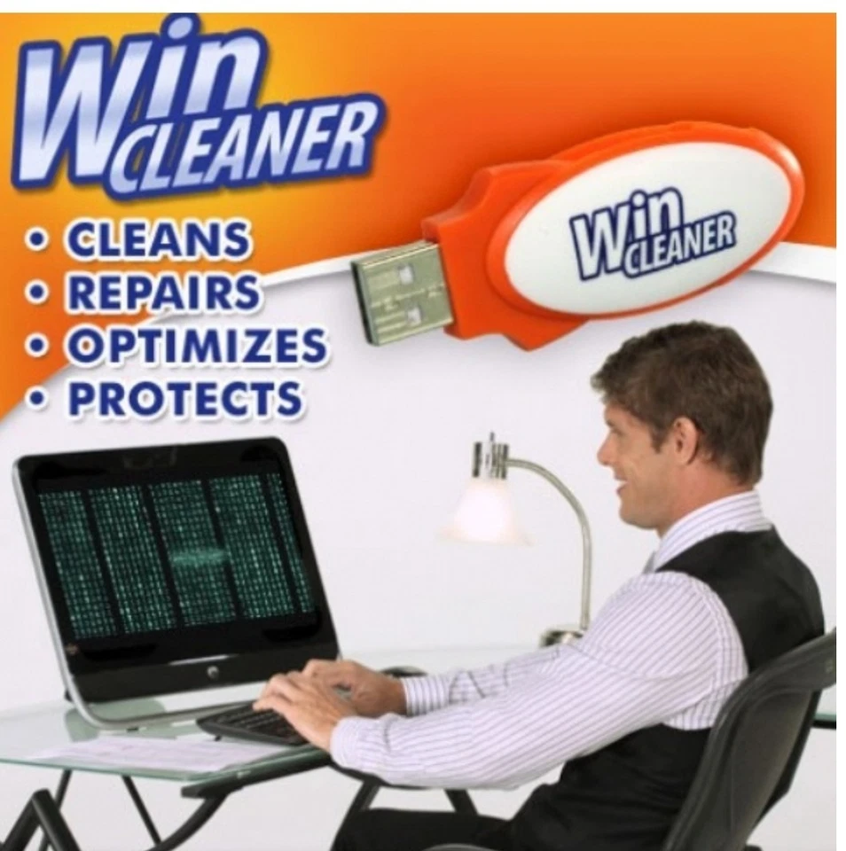 Win Cleaner One Click Professional USB Computer Clean Repair for PC Laptop--NEW! - Image 2 of 4