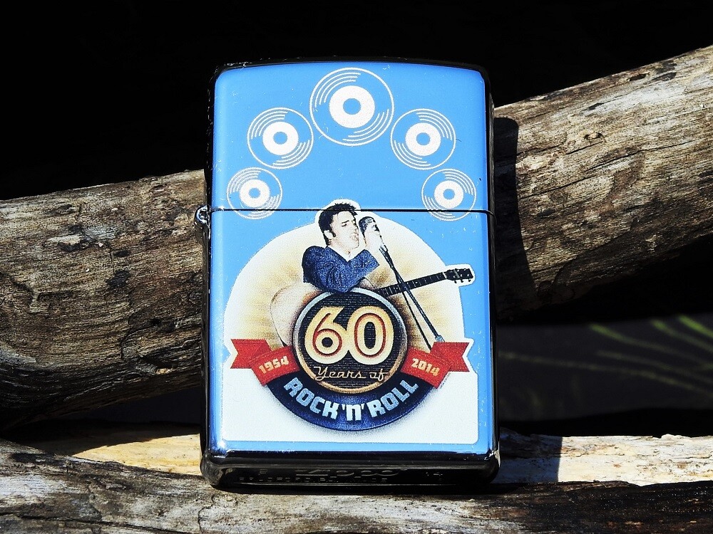 Zippo Lighter - Elvis Presley - 60 Years of Rock 'n Roll - 60th