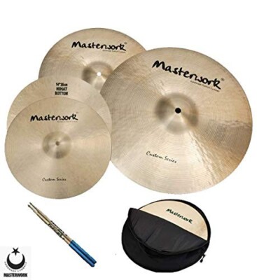 Masterwork Custom Series Cymbal Set (14'' Hi-Hat,16'' Crash, 20''Ride + Cymbal set