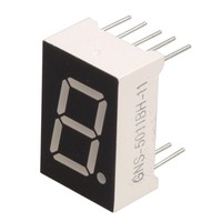 Mcd Electronics Gns-5011bh-11 Display Common Anode Red 7 Segment .5 700n 5 Pcs Mcd Electronics Gns-5011bh-11 Display Common Anode Red 7 Segment .5 700n 5 Pcs