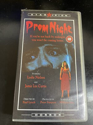 Prom Night VHS Video Tape - Tested - Jamie Lee Curtis Leslie Nielsen | eBay