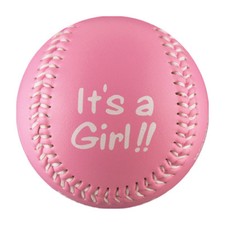 It's a Girl Baby Celebration T-Ball Baseball