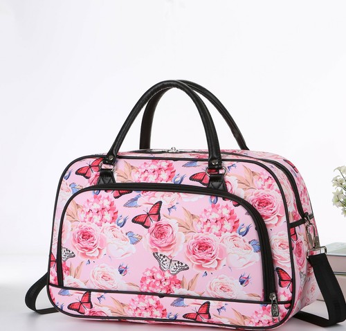 Bedruckte mittelgroße Damen Umhängetasche Umhängetasche Damen Reise Wochenende Handtasche LX - Bild 6 von 91