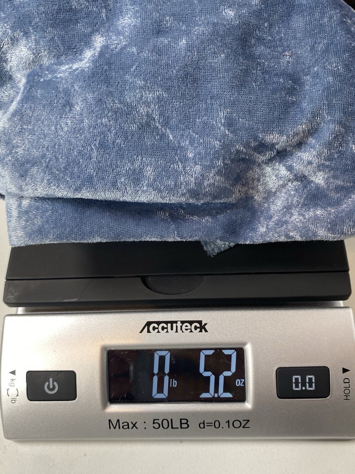 City Streets Womens Blue Crushed Velvet Blouse Size XL Short Sleeve