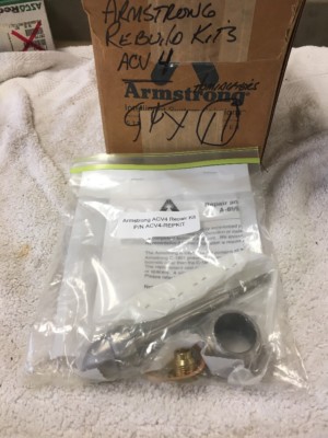 ARMSTRONG ACV-4 REPAIR KIT, ACV4-REPKIT **NEW**