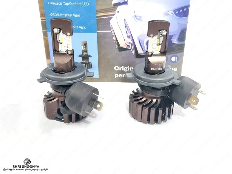 Faro Coche Philips H4 Ultinon Pro9000 LED (250% más Luz) (Juego de 2) -5800K Foto 2 de 4