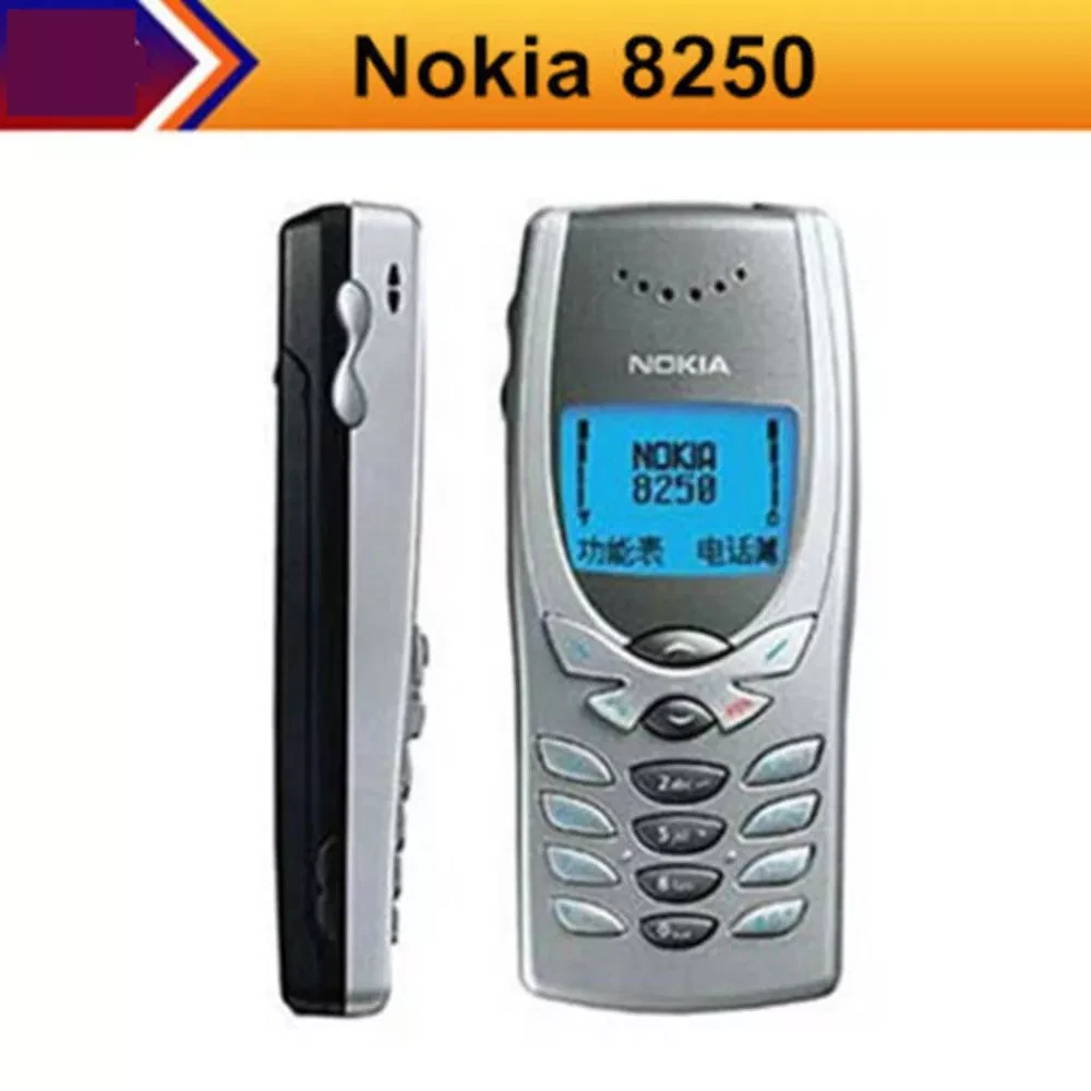 Nokia 8250 Classic Retro Phone All Colours Unlocked GSM 900 / 1800 Mobile Phone