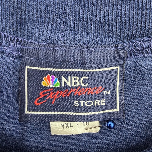 Vintage NBC Experience New York Sweatshirt Youth XL 18 Blue Official Store Merch - Picture 3 of 10