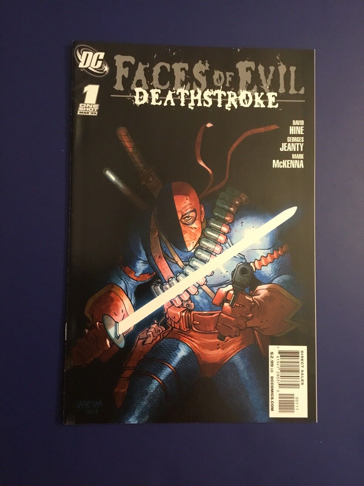 Faces Of Evil Deathstroke #1 March 2009 DC Comics