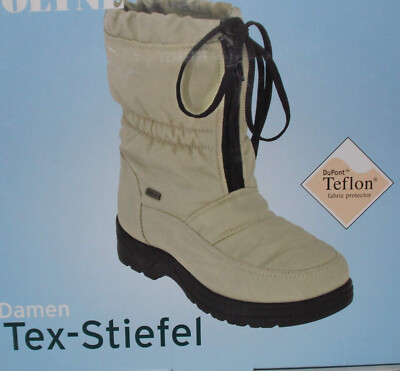 Winterstiefel Stiefel Snowboot Tex Stiefel beige Gr. 37 38 39 40