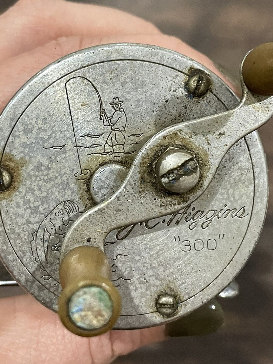 Vintage JC Higgins 300 Bait Caster Fishing Reel (Q1) | eBay Vintage JC Higgins 300 Bait Caster Fishing Reel (Q1) | eBay