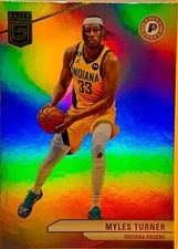 Myles Turner 2023-24 Donruss Elite Basketball Holo Base Card #89 Indiana Pacers