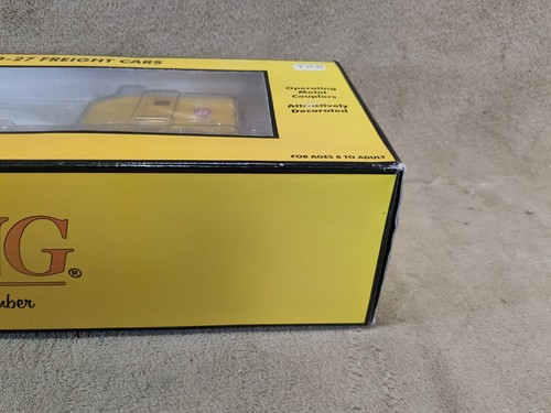 MTH Rail King O Scale 85384 Pennsylvania American Crane Car 30-7932 Yellow - Picture 10 of 24