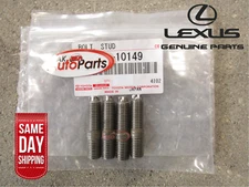 1990 - 2008 LEXUS EXHAUST MANIFOLD PIPE STUD BOLTS QTY 4 OEM BRAND NEW