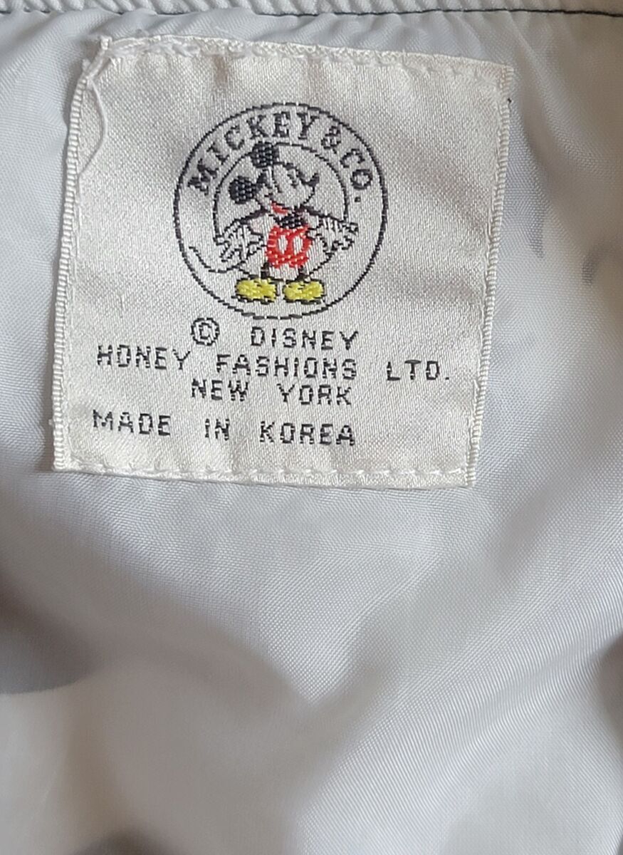 Vintage 90s Disney Mickey Jacket Polyester Thin Full Zip Vintage 90s Disney Mickey Jacket Polyester Thin Full Zip