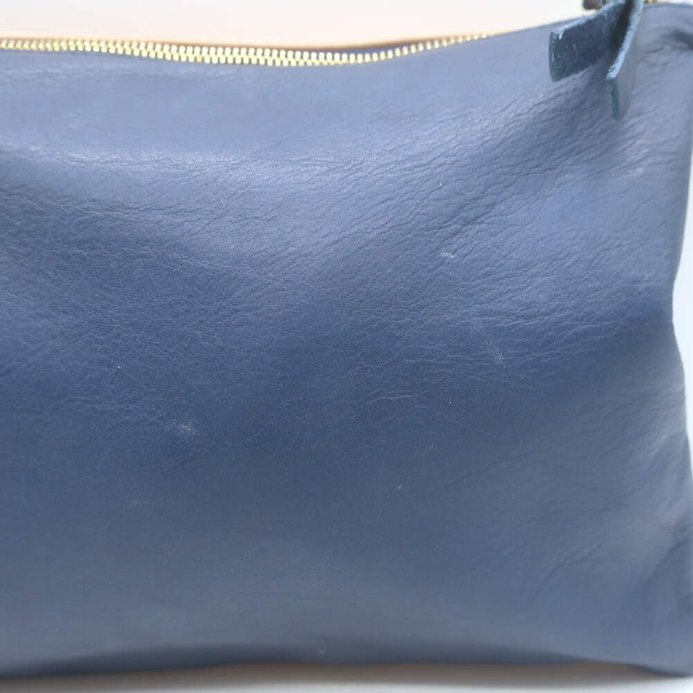 Clare V. Patchwork Flat Clutch Multicolor Leather… - image 9