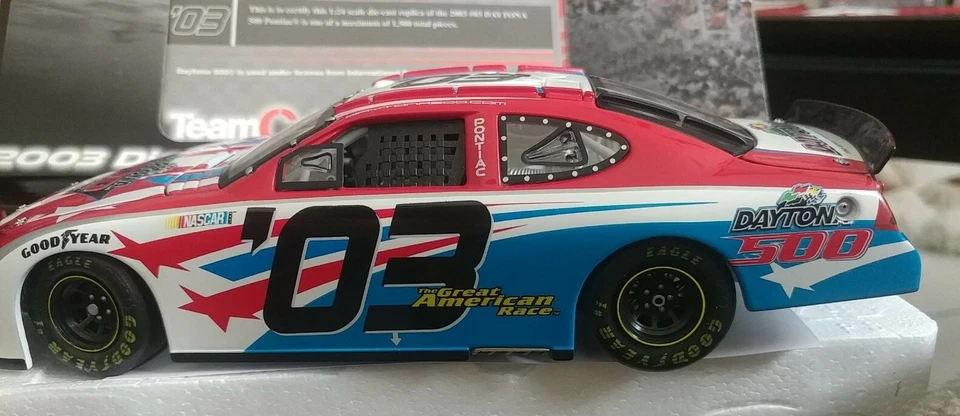 Pontiac LE 1/1500 2003 Die Cast 1/24 Team Caliber Preferred Daytona 500 #03 Foto 4 de 4