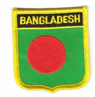 Wappen AufnäHer Bangladesch Patch Flagge Fahne