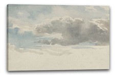 Toile/Cadres David Cox - Étude des nuages (recto); Étude d'un ancien Bush par u