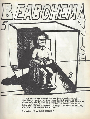 DEAN KOONTZ - WAY STATION RARE Beabohema #5 August 1969 Science Fiction Fanzine