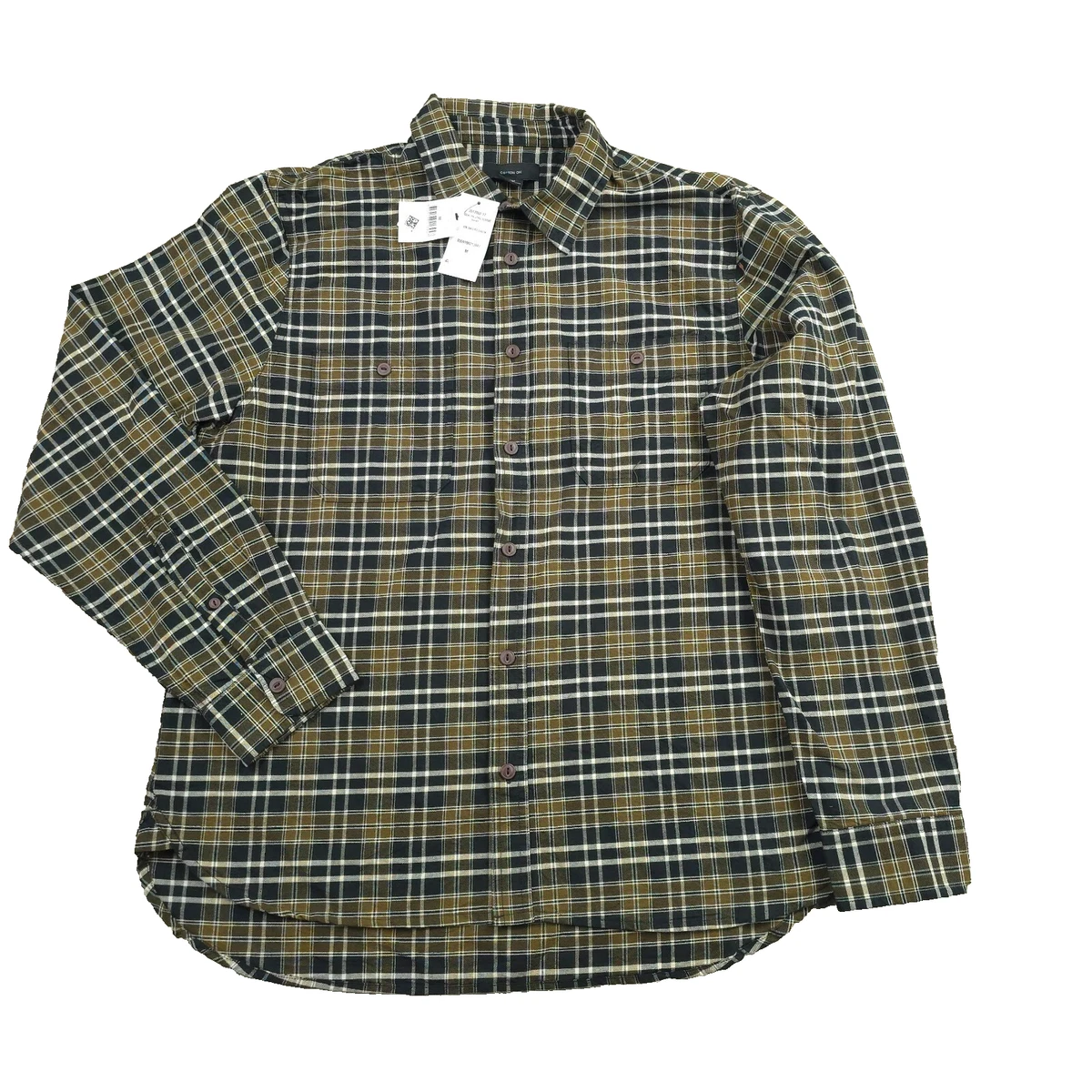 Cotton On Cotton Long Sleeve Casual Button-Down Shirts for Men for