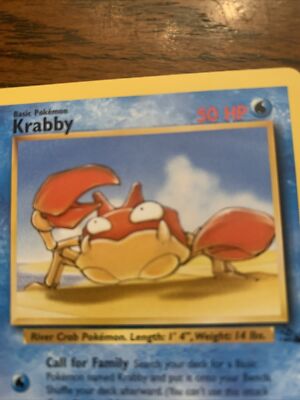 Krabby (51/62) [Fossil Unlimited] Damaged