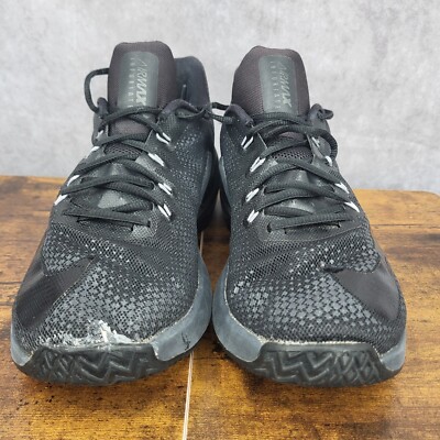 Nike Air Max Infuriate Low Running Shoes Mens 11.5 Black Sneakers