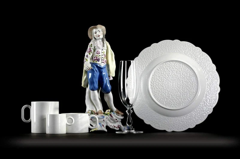 Set 4 Bicchieri x Spumante e Champagne ALESSI MW02/9 Dressed Coppia Calici, fotografia 4 di 7