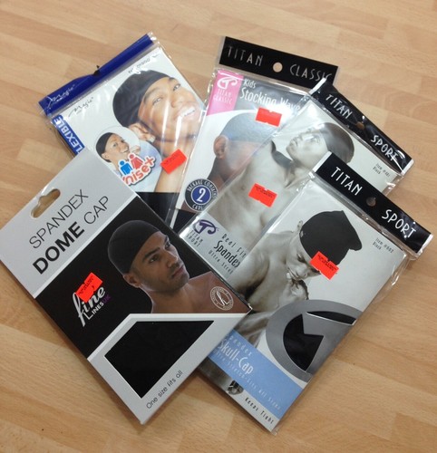 Skull Cap, Wave Cap, Dome Cap, Spandex 