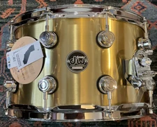 DW Performance Series Snare Drum - 8 x 14-inch - 1mm Polished Brass