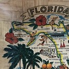 Vintage Carrib Novelty Inc. Florida Souvenir Map Attractions Serving Tray Bamboo — photo 7