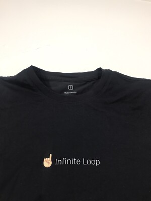 I Apple California Black T Shirt Cupertino Infinite Loop