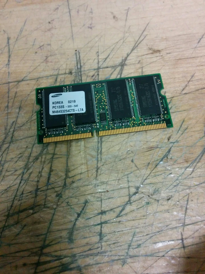 256MB SDRAM PC 133 PC133 SD CL3 16X16 144PIN NON-ECC SAMSUNG MEMORY RAM - Image 4 of 4