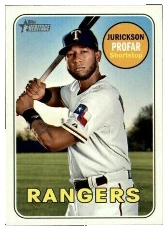 Topps Jurickson Profar Baseball Sports Trading Cards & Accessories