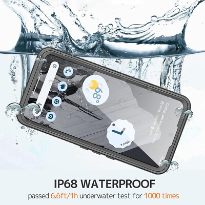 Fr Google Pixel 10 Pro XL/9A/8/7A IP68 Waterproof Underwater Full Body Hard Case