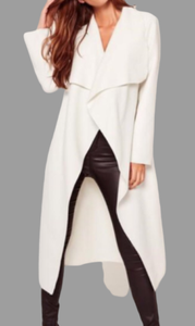ivory duster coat