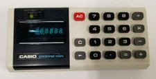Casio Personal Mini Calculator TESTED Japan vintage