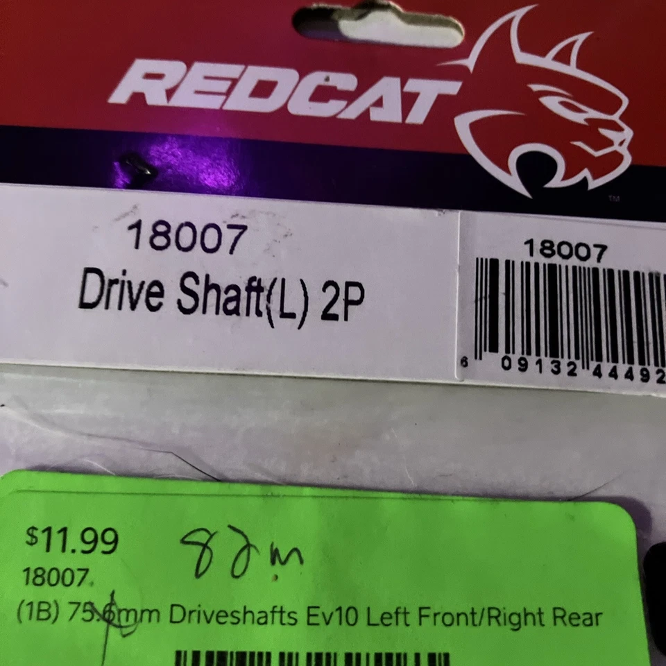 Redcat Everest-10 Driveshafts 18007 75.6 mm DriveShafts (2pcs) & 18008 84 mm Dri - Image 4 of 4