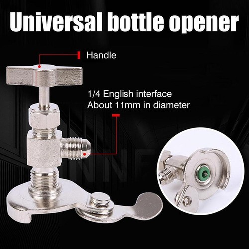 Can Tap Dispenser Valve For R12 R134a R22 R410 Charge Hose Accessories Z7V3 - Picture 5 of 9