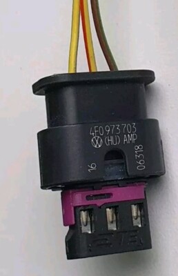 VW Audi VAG  Wiring Harness Plug Connector Wire OEM #8W0973703