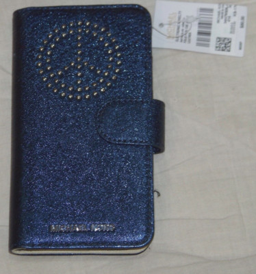 Michael Kors Folio Phone Case Tab 7 - Leather - 34H7ME8L4M - New w/Tag